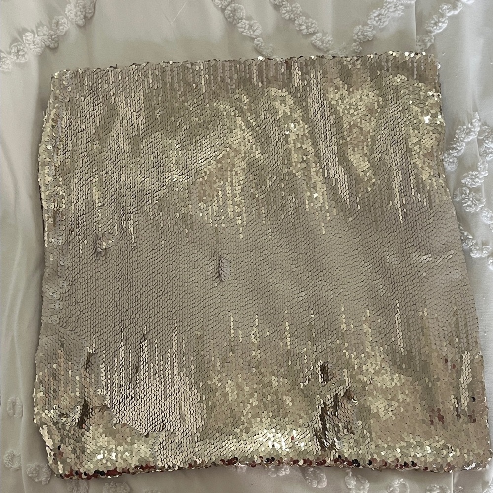 Sequin pillow case